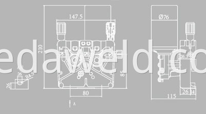 76ZY-02A Welding Wire Feeder Double Drive